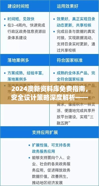 2024澳新资料库免费指南，安全设计策略深度解析——qmy858.92配送版