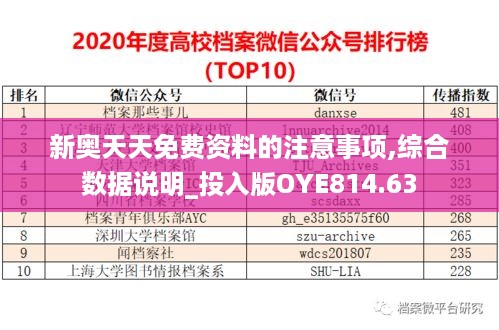 新奥天天免费资料的注意事项,综合数据说明_投入版oye814.63