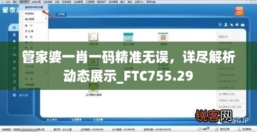 管家婆一肖一码精准无误，详尽解析动态展示_ftc755.29